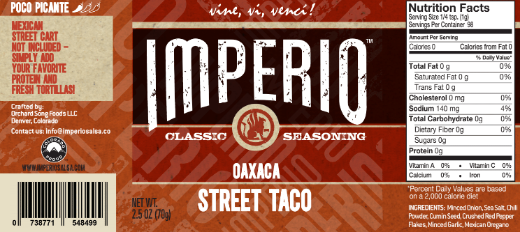 Oaxaca Street Taco Seasoning